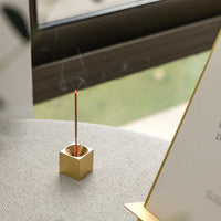 Brass Cube Incense Holder