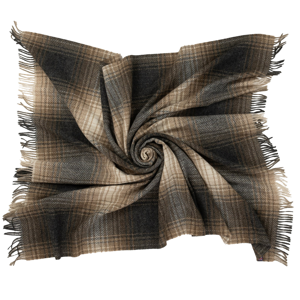 Highland Natural Ombre Throw