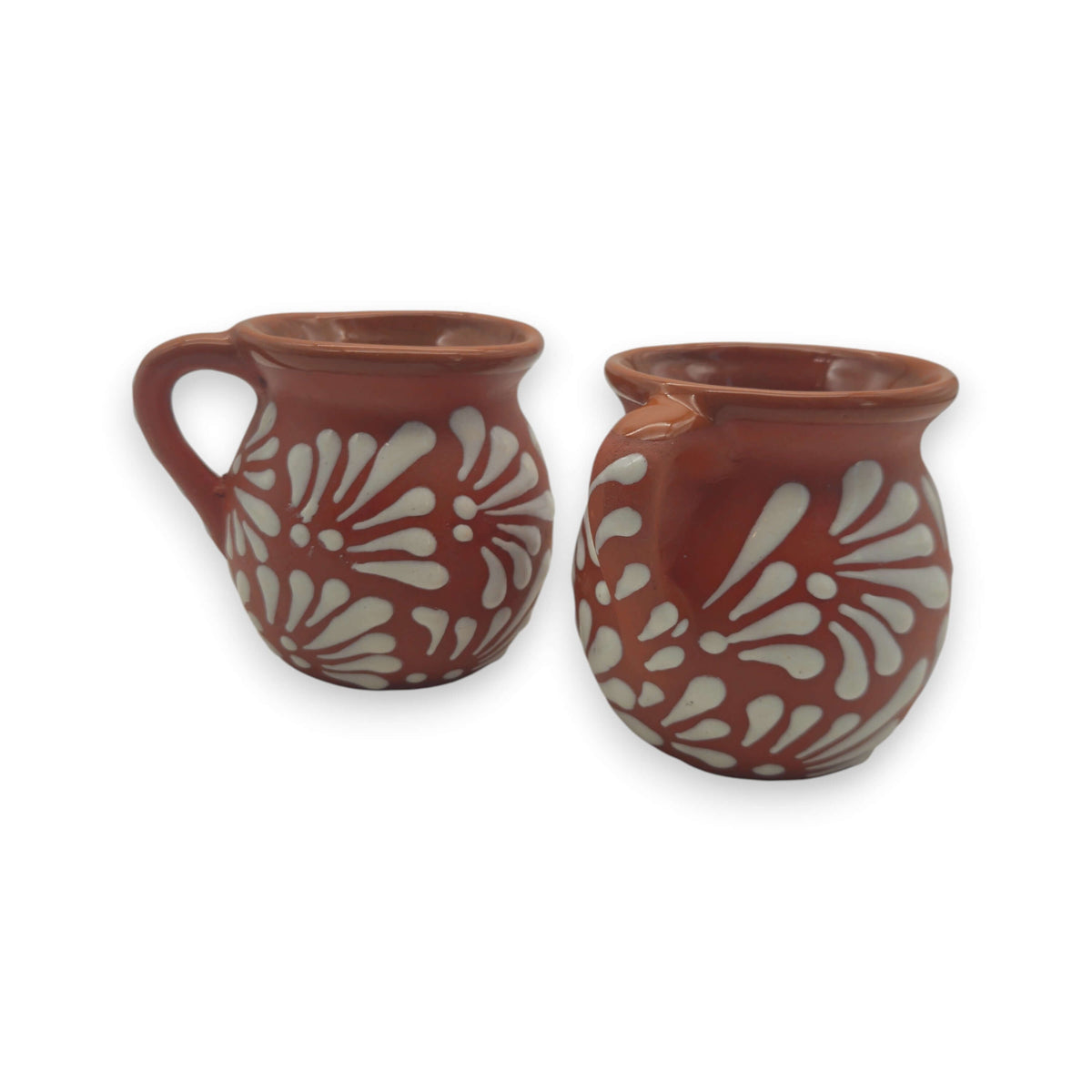 Handmade Brown Pottery Mexican Clay Mug