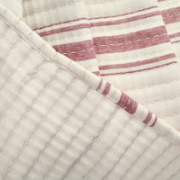 Farmhouse Stripe Kantha Cotton Woven Throw