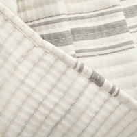Farmhouse Stripe Kantha Cotton Woven Throw