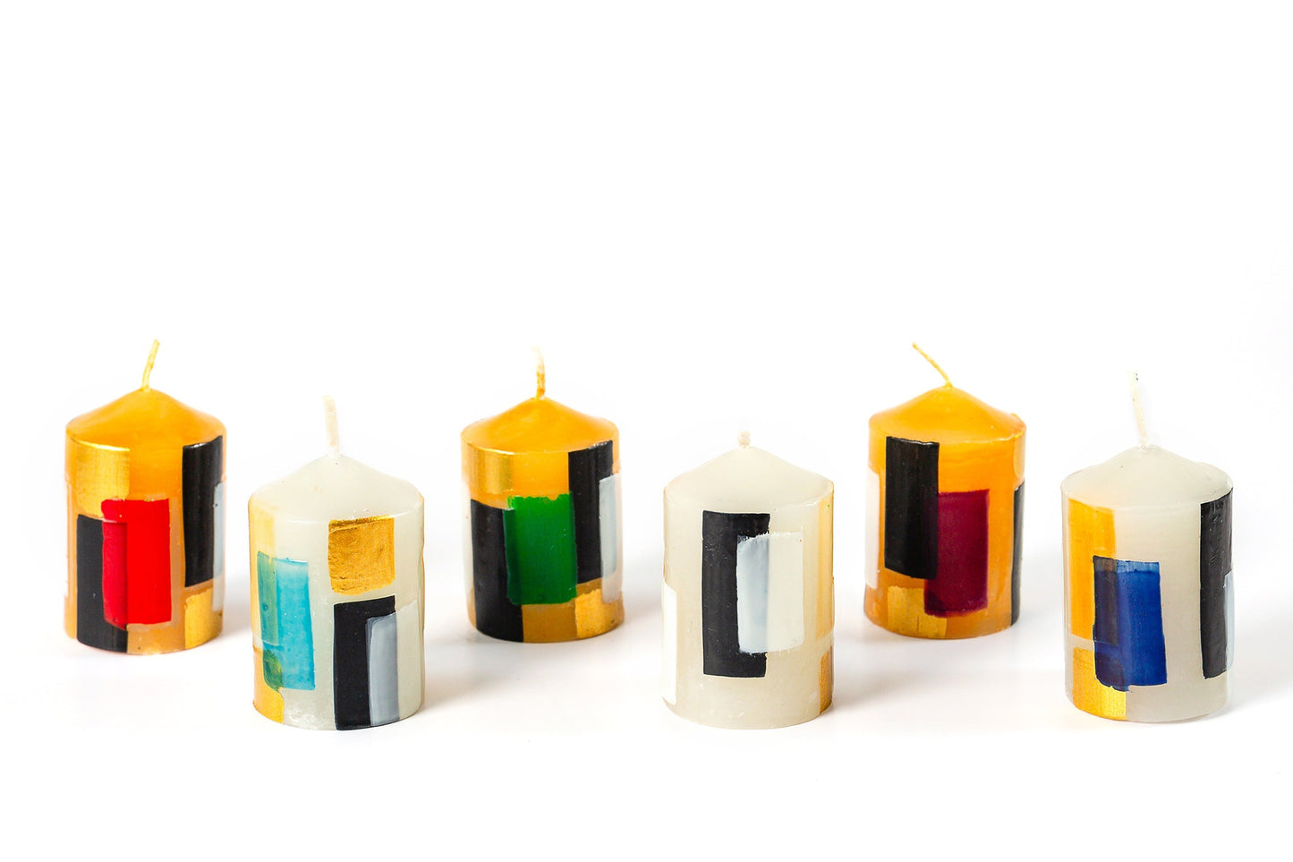 Klimt Geometric Candles