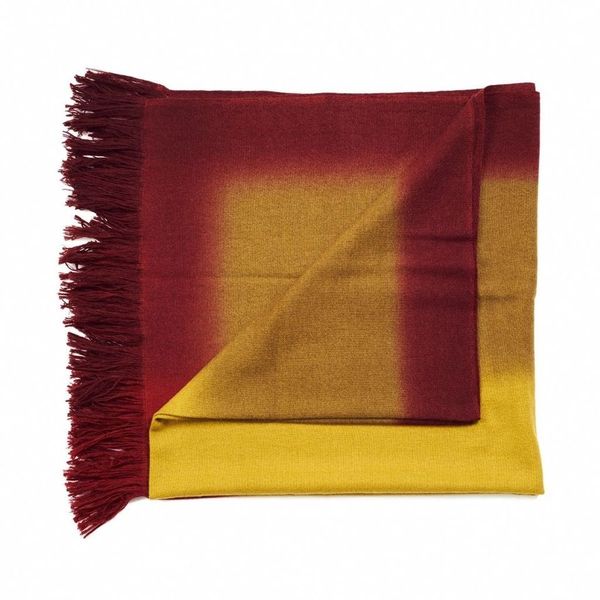 Marigold Merino Ombre Throw / Blanket Scarf