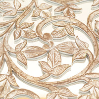 Round Wood Handcarved Wall Panel - 36"