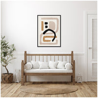 Neutral Abstract 2 - Framed Print