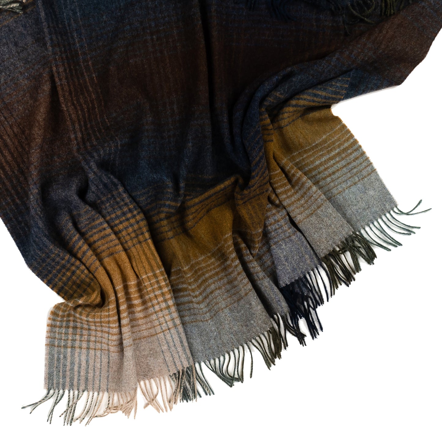 Highland Burgundy Ombre Throw