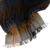 Highland Burgundy Ombre Throw