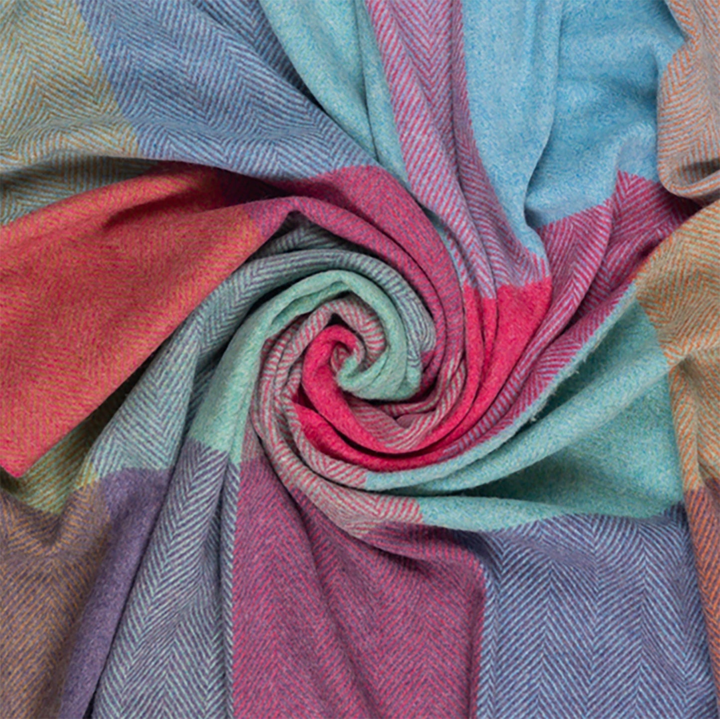 Kaleidoscope Merino Wool Throw