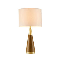 Mid-Century Triangle Table Lamp