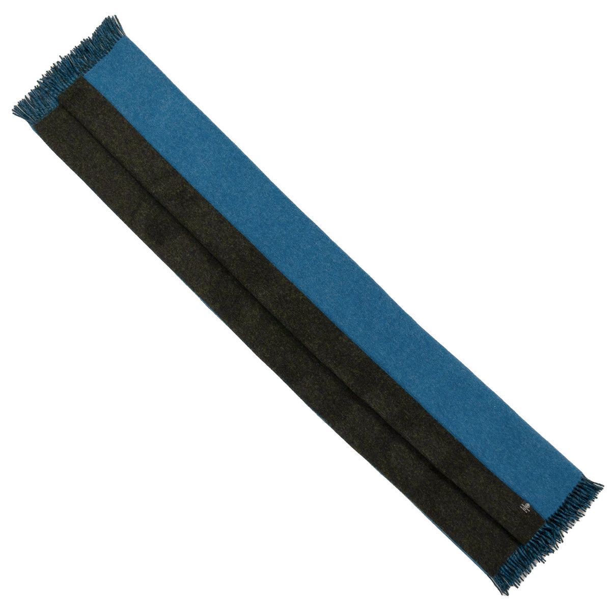 Highland Sea/Green Wool Throw