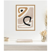 Neutral Abstract 1 - Framed Print