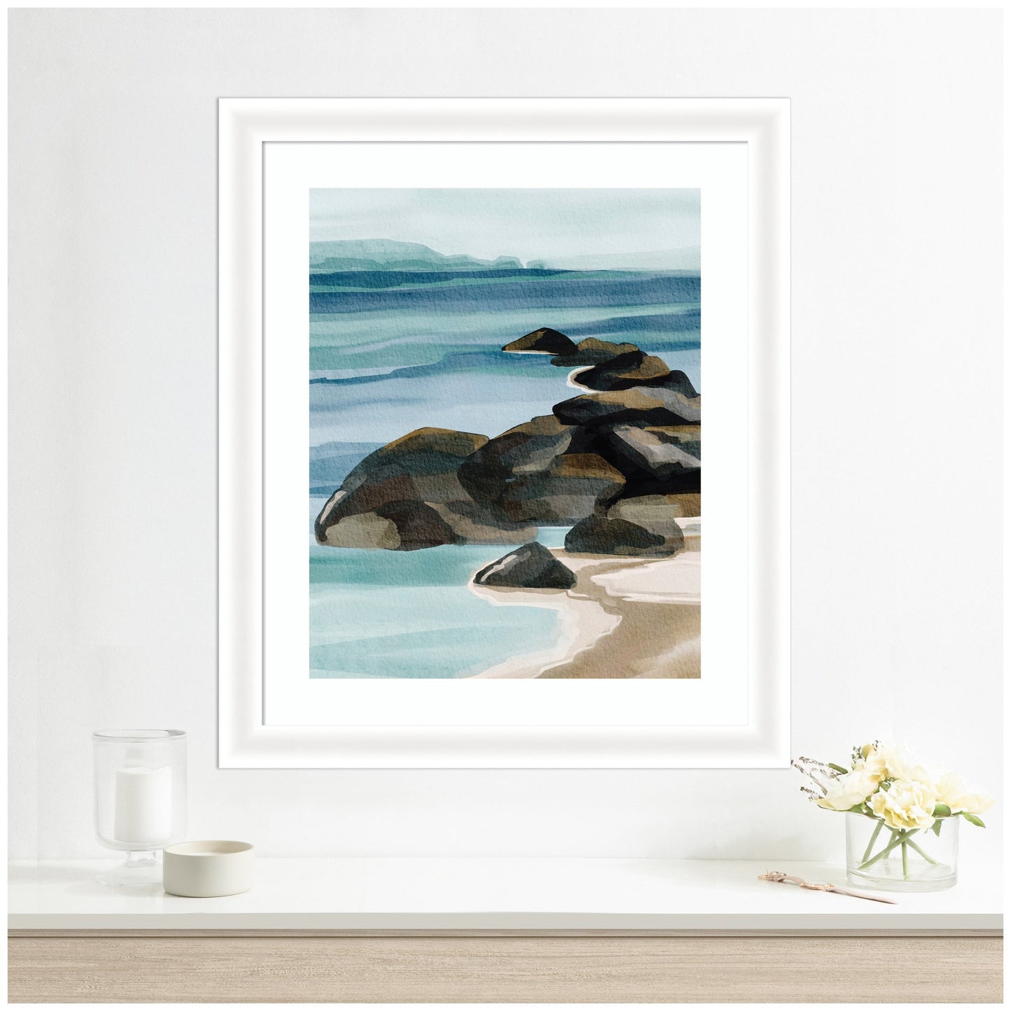 Ocean Breeze - Framed Print