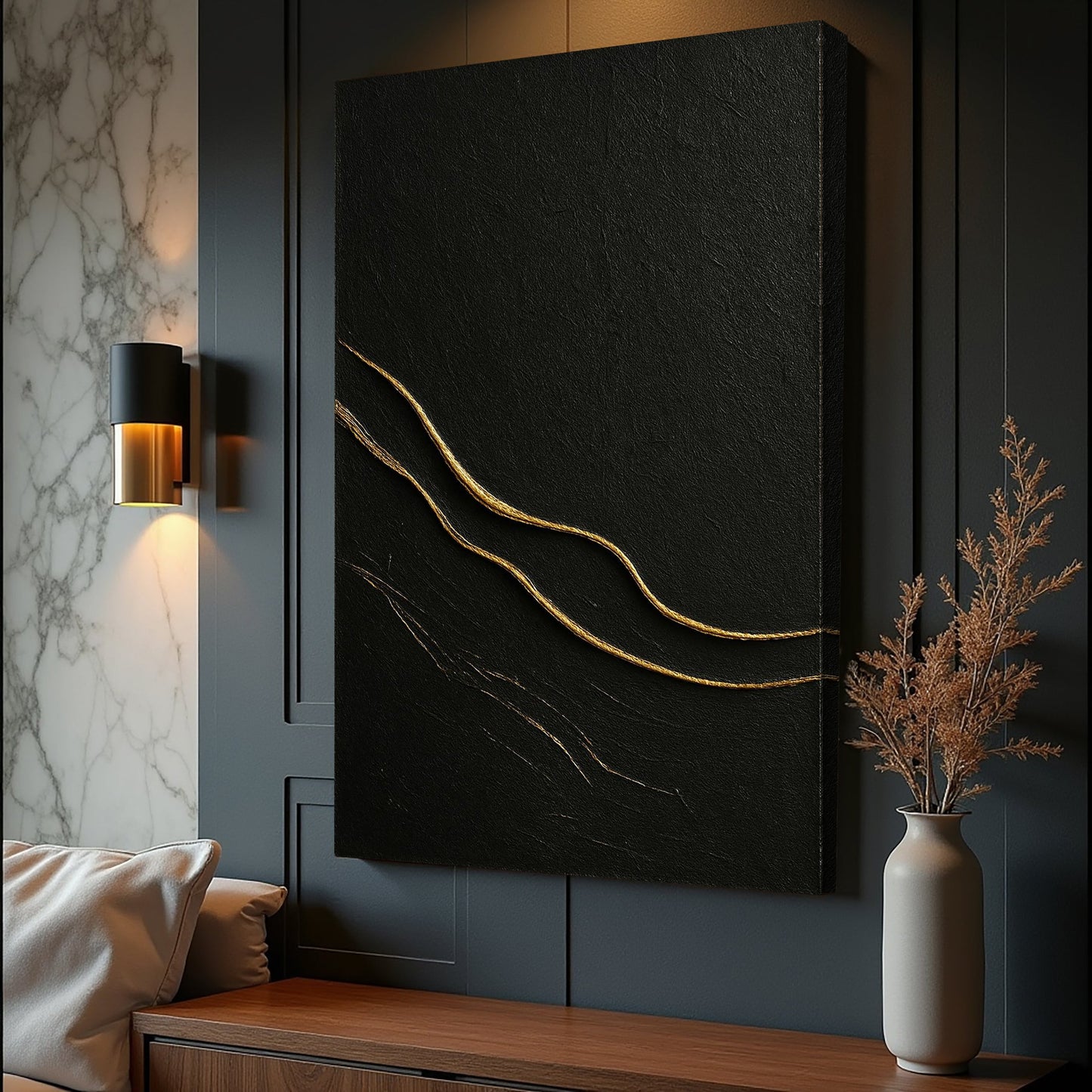 Modern Abstract Minimalist - Canvas Print