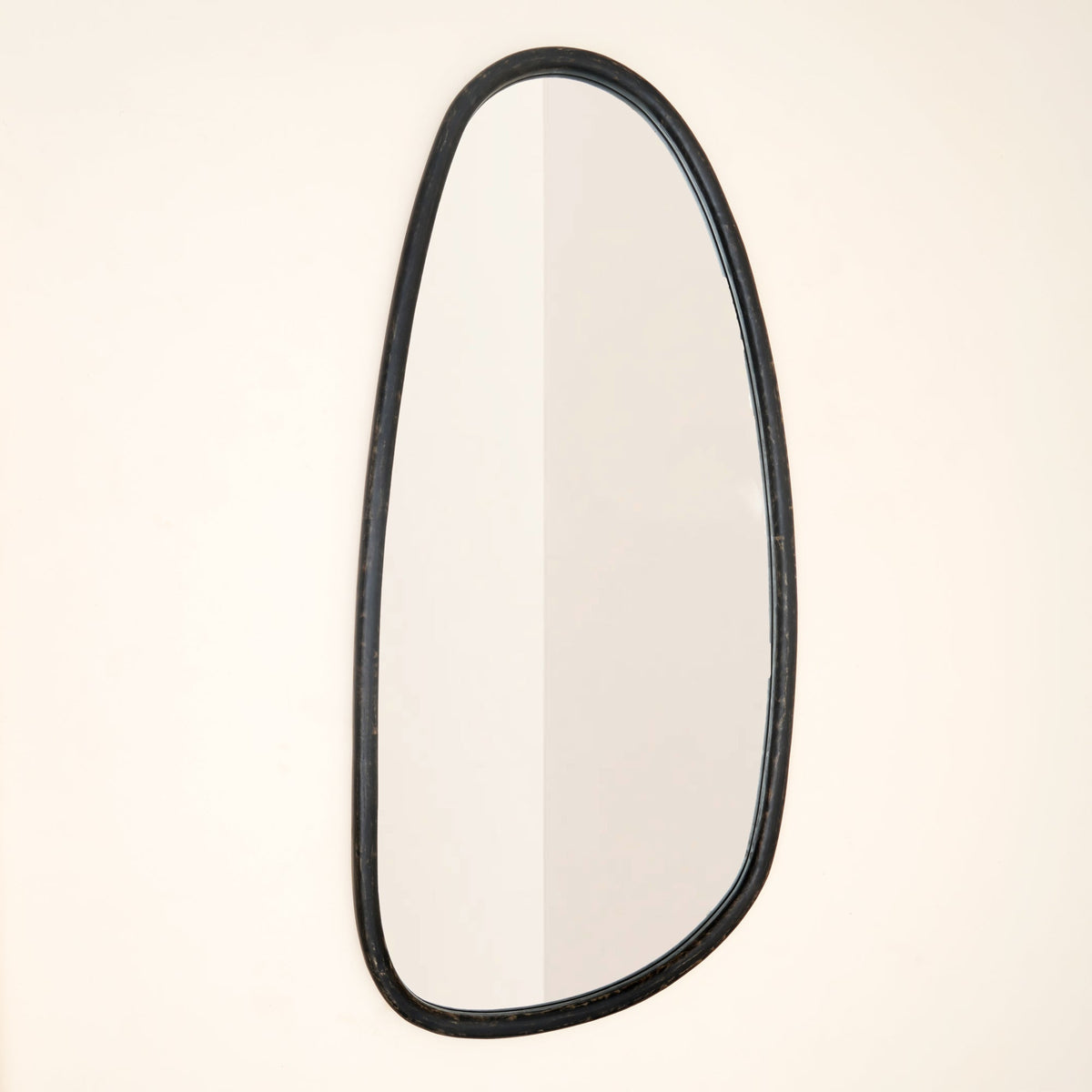 Blackwash Mango Wood Frame Mirror - 28x60"