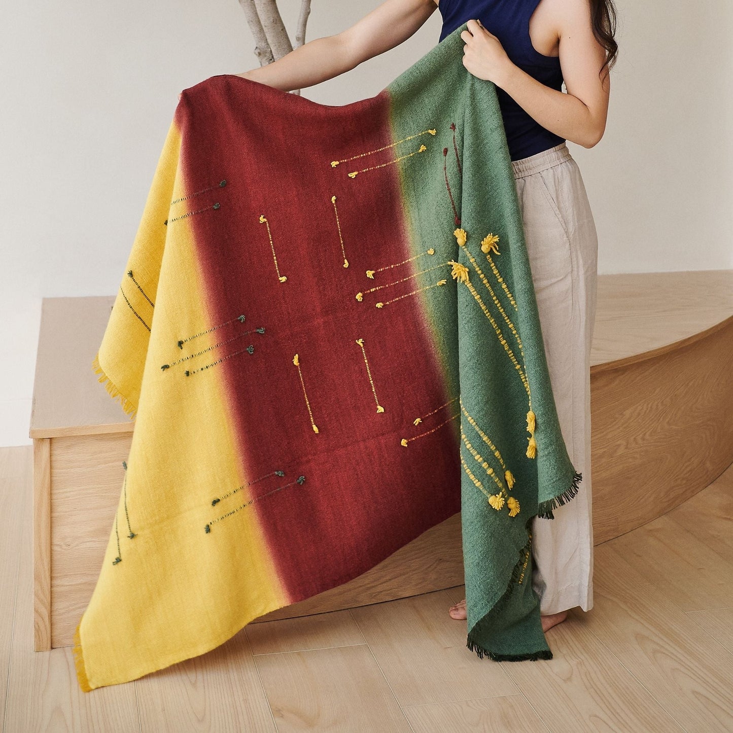 Himalayan Foothills Merino Throw