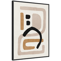 Neutral Abstract 2 - Framed Print