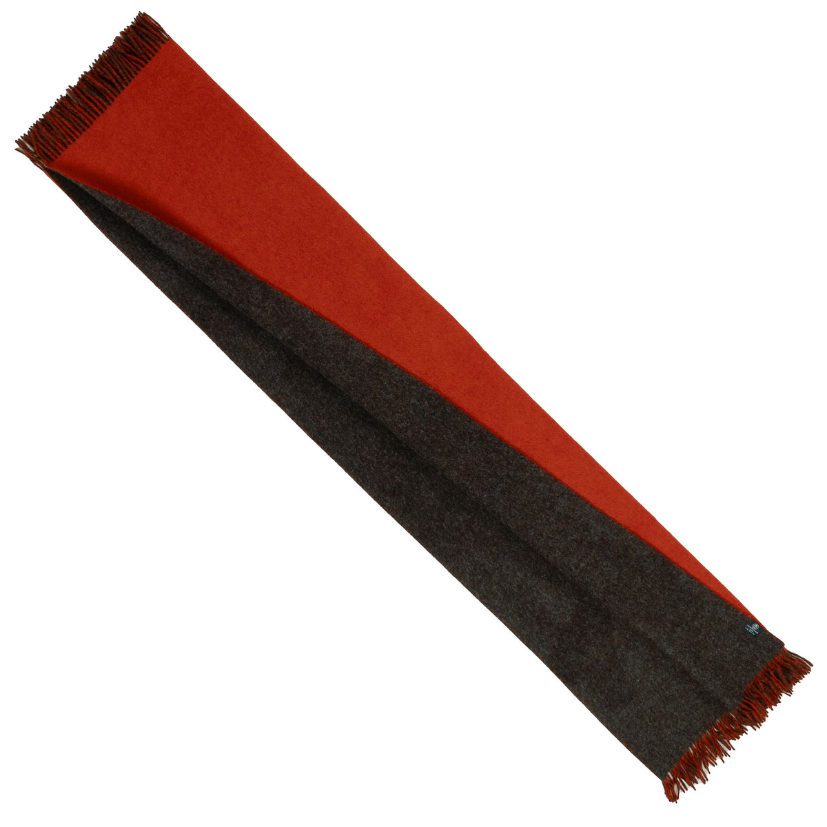 Highland Orange/Brown Wool Throw