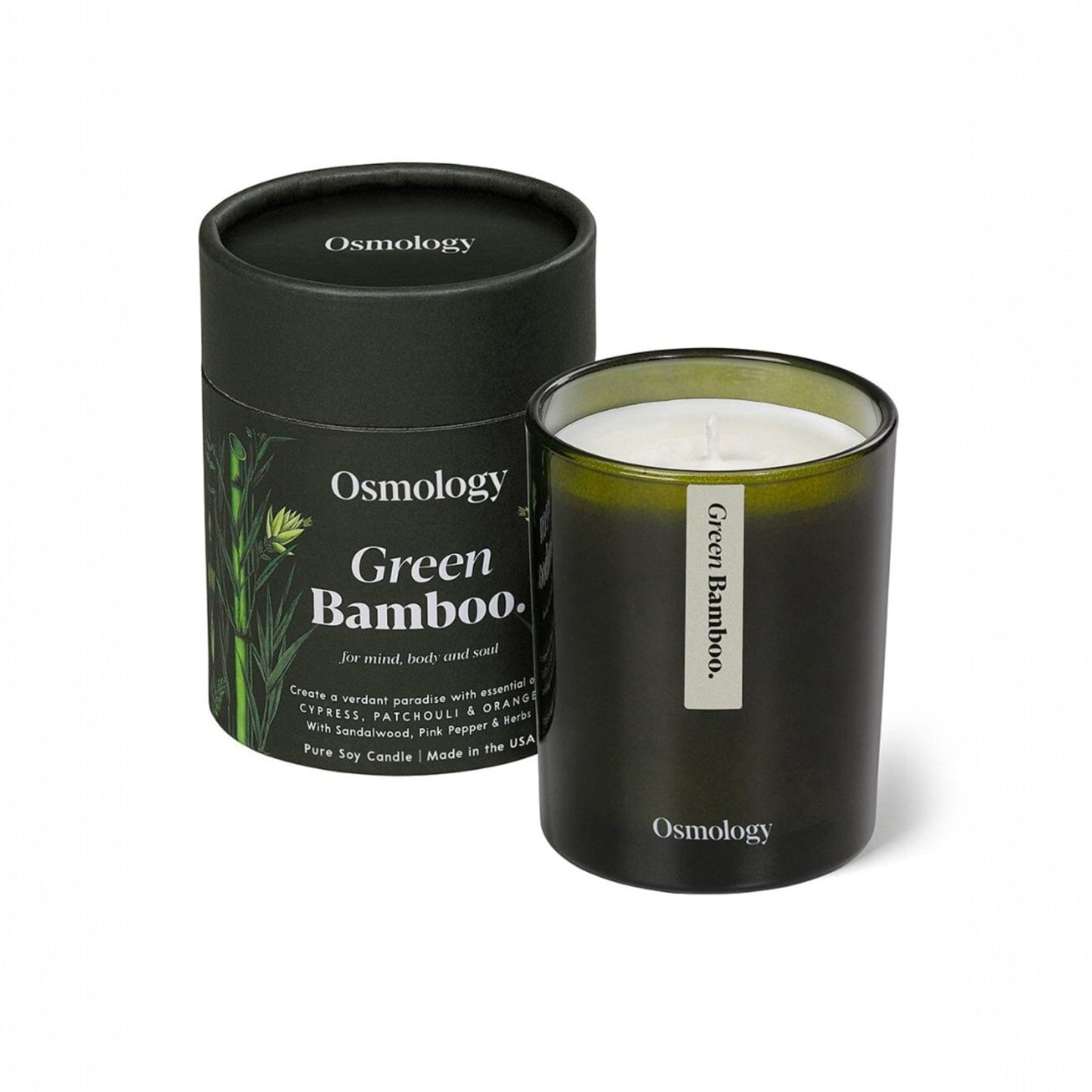 Green Bamboo Candle