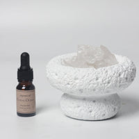 White moon-shaped diffuser