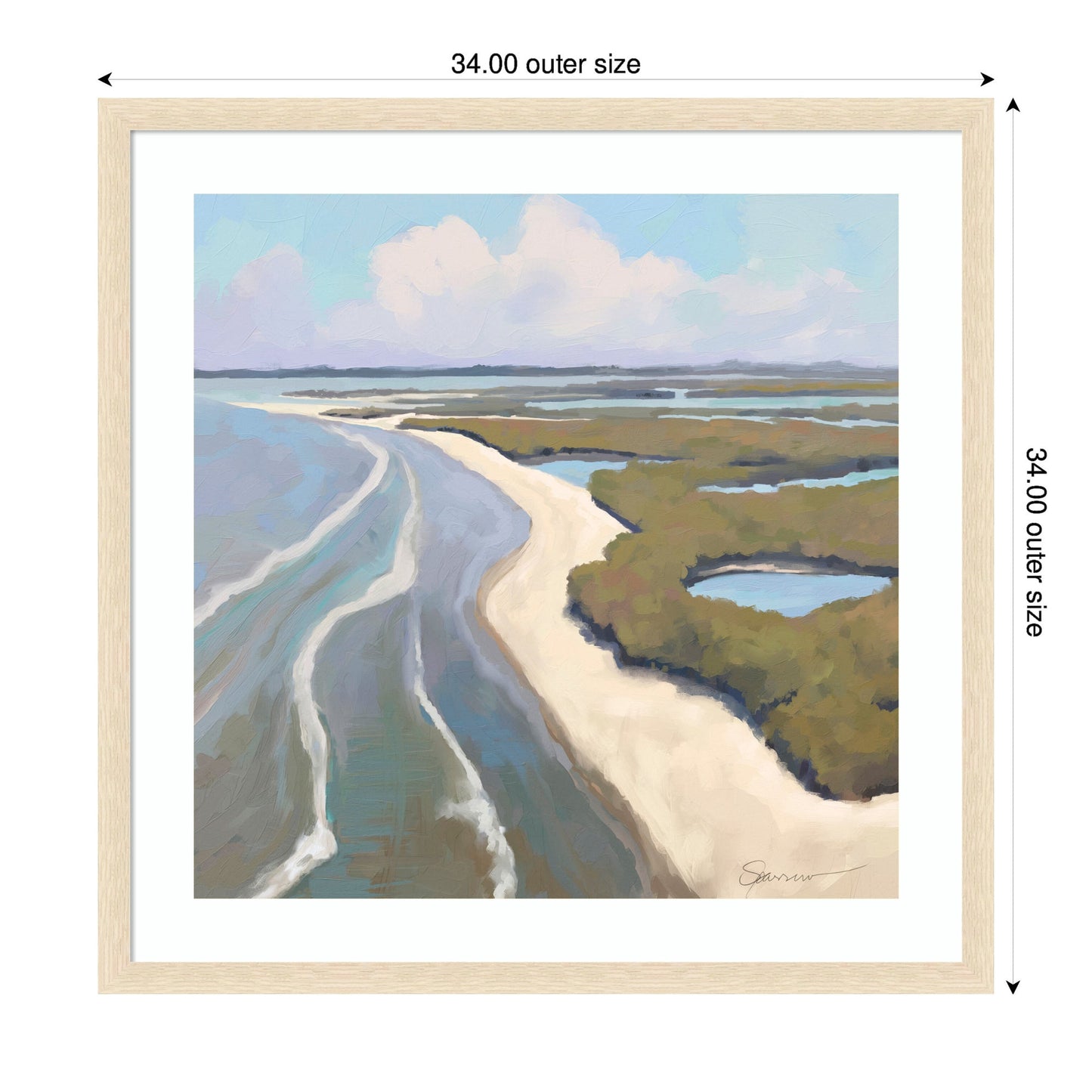 Coastal Visions - Framed Print