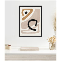 Neutral Abstract 1 - Framed Print