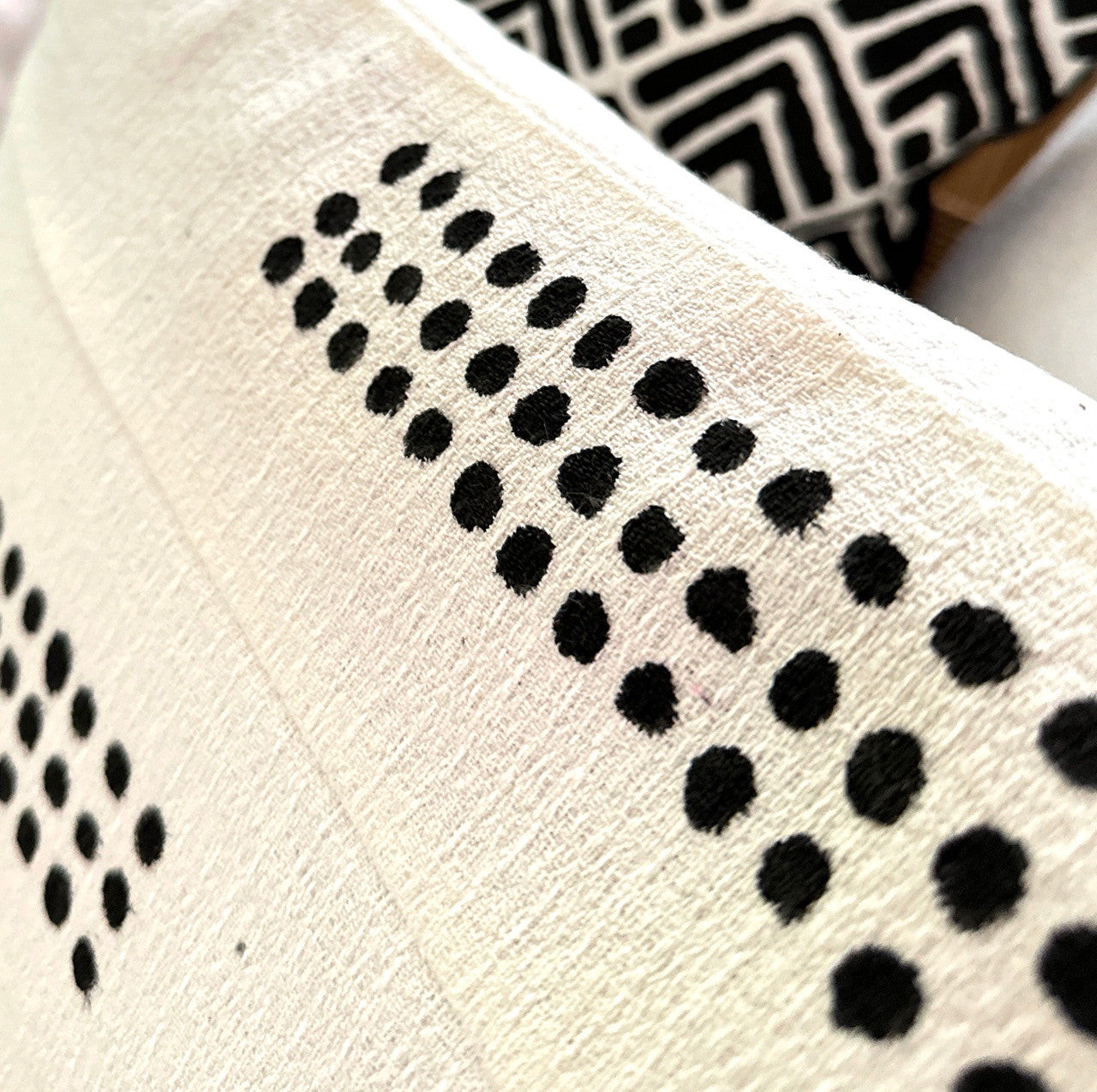 Dots Pillow Cover - White