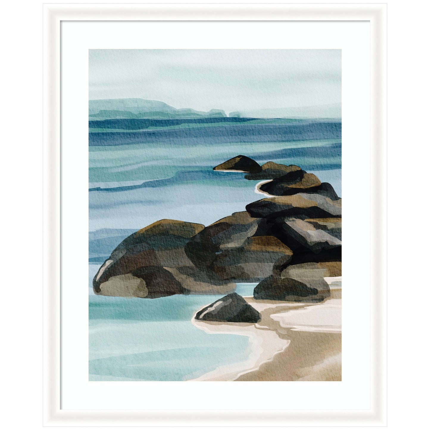 Ocean Breeze - Framed Print
