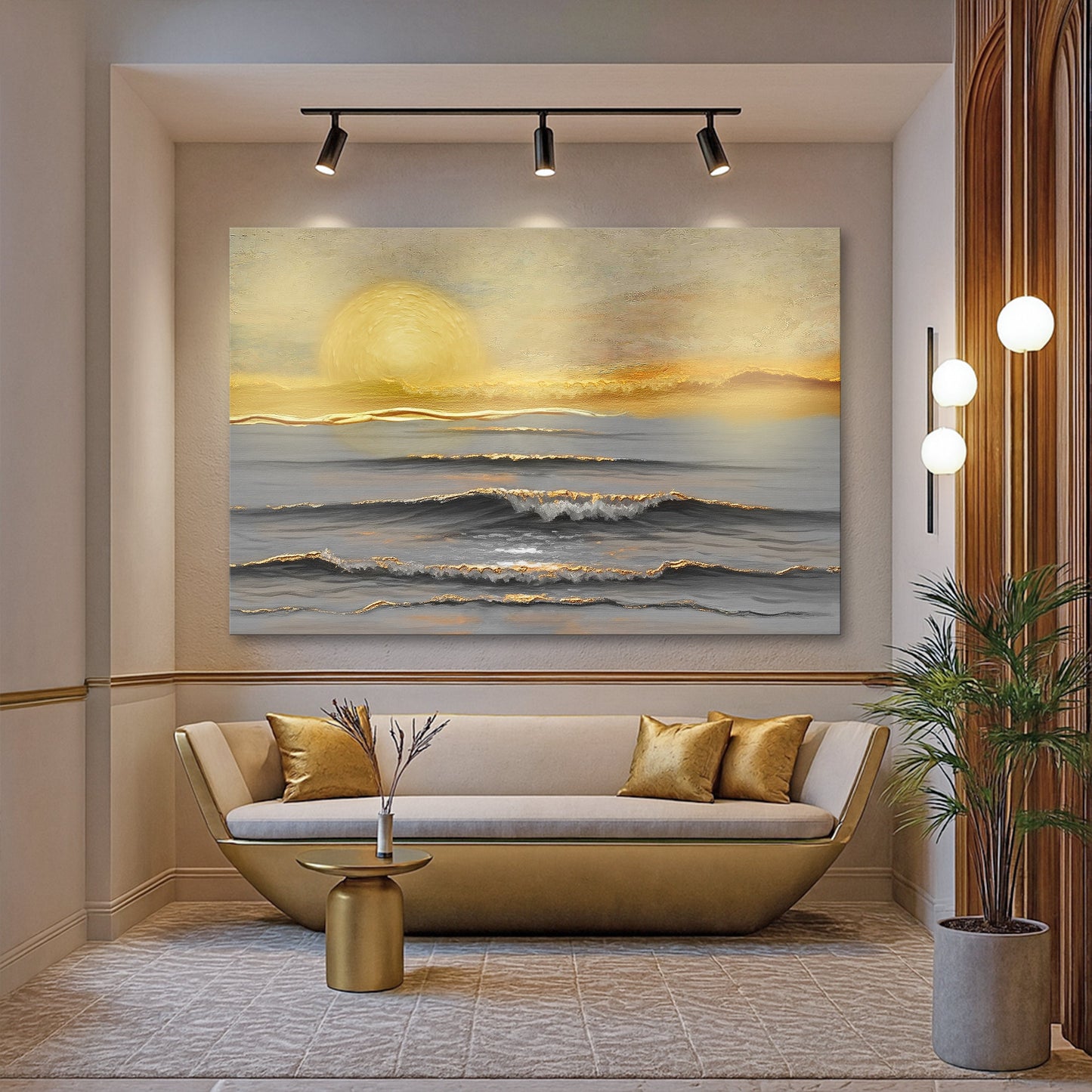 Golden Horizon - Canvas Print