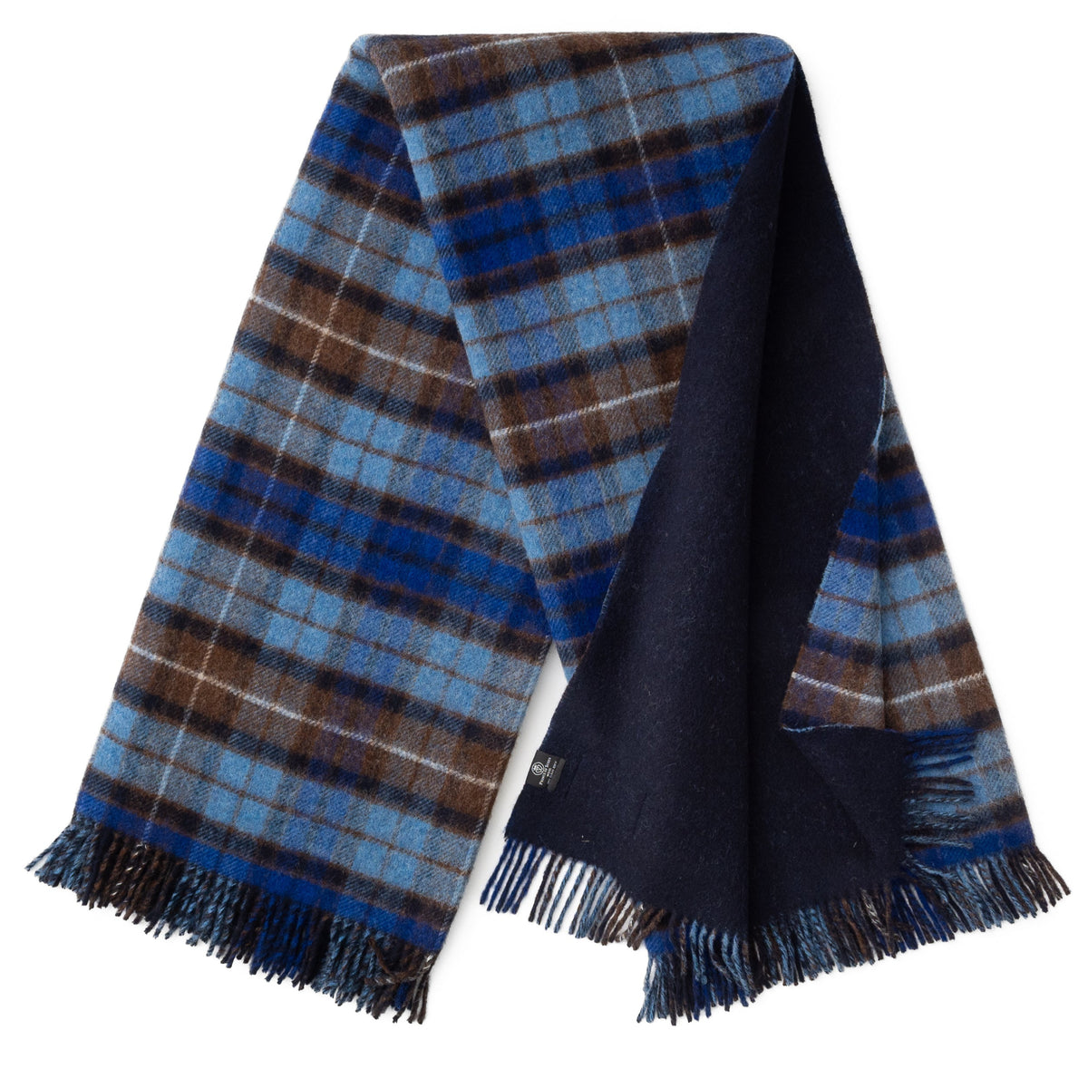 Highland Blue Buchanan Tartan Throw