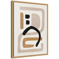 Neutral Abstract 2 - Framed Print