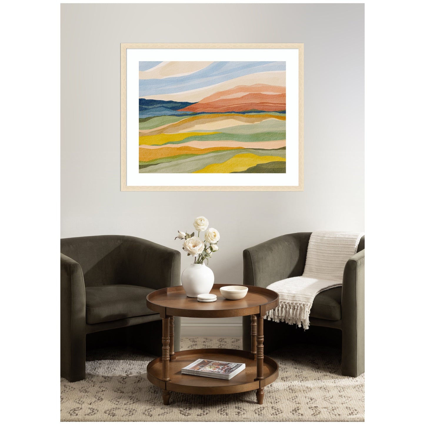 Vibrant Rhythm - Framed Print