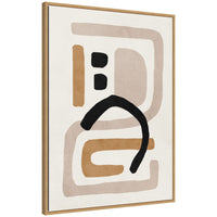 Neutral Abstract 2 - Framed Print