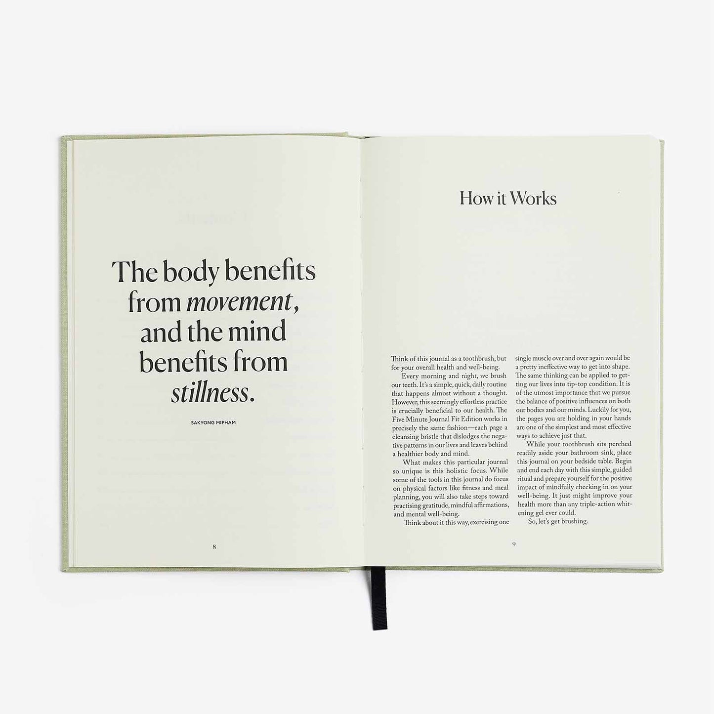 The Five Minute Journal Health & Fitness Edition