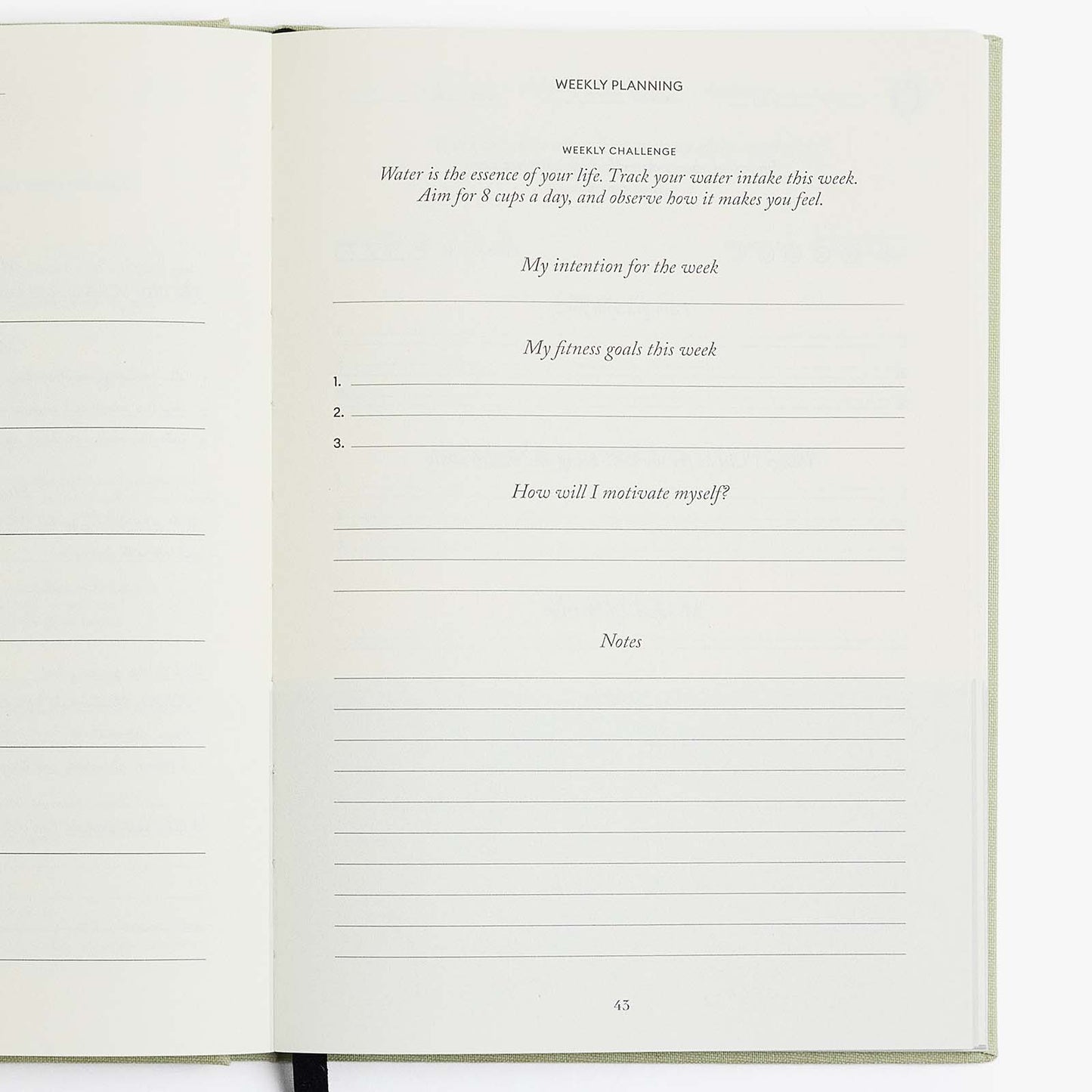 The Five Minute Journal Health & Fitness Edition