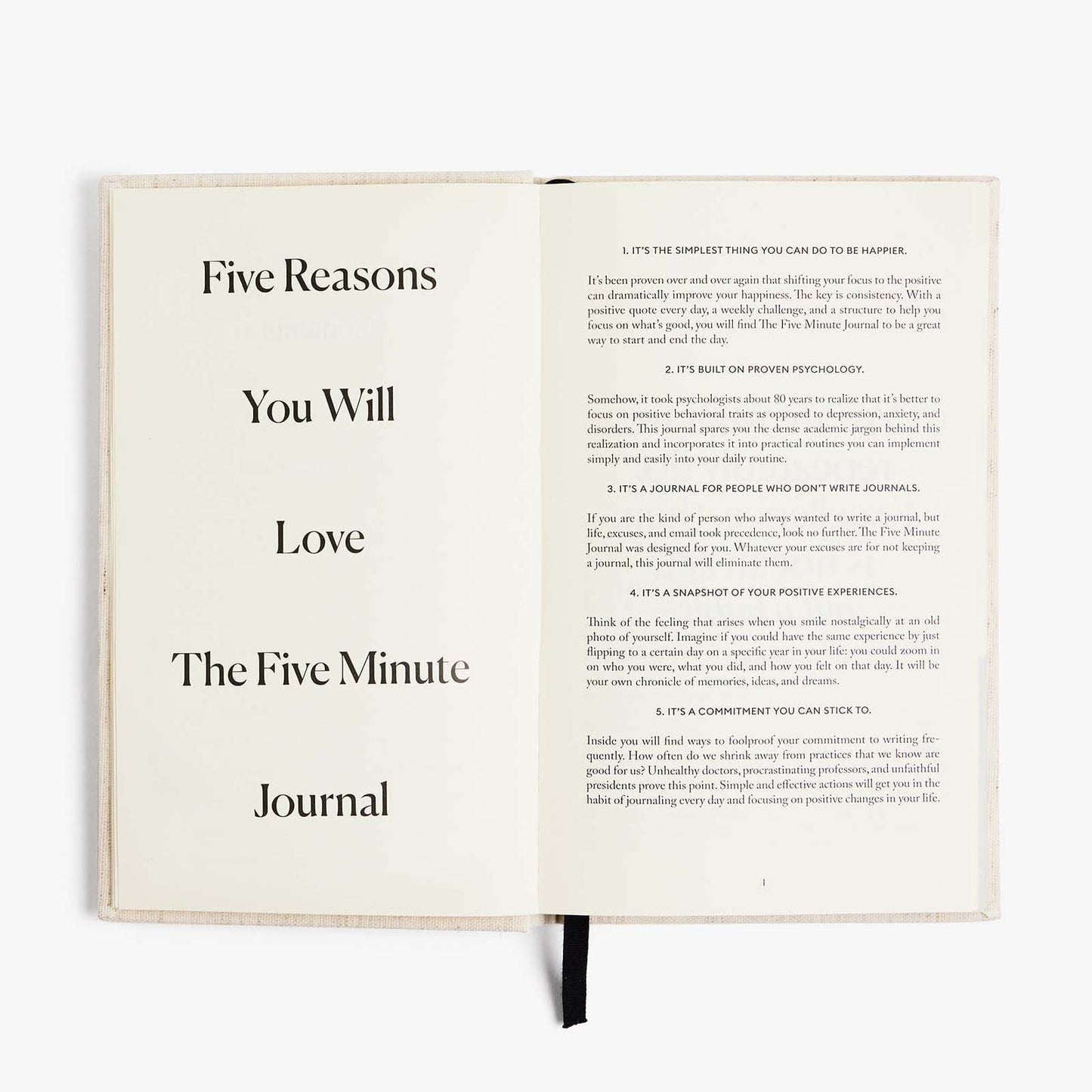 The Five Minute Journal - Original Linen