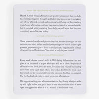 Mindful Affirmations for Health & Wellbeing