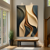 Earthen Flows - Canvas Print