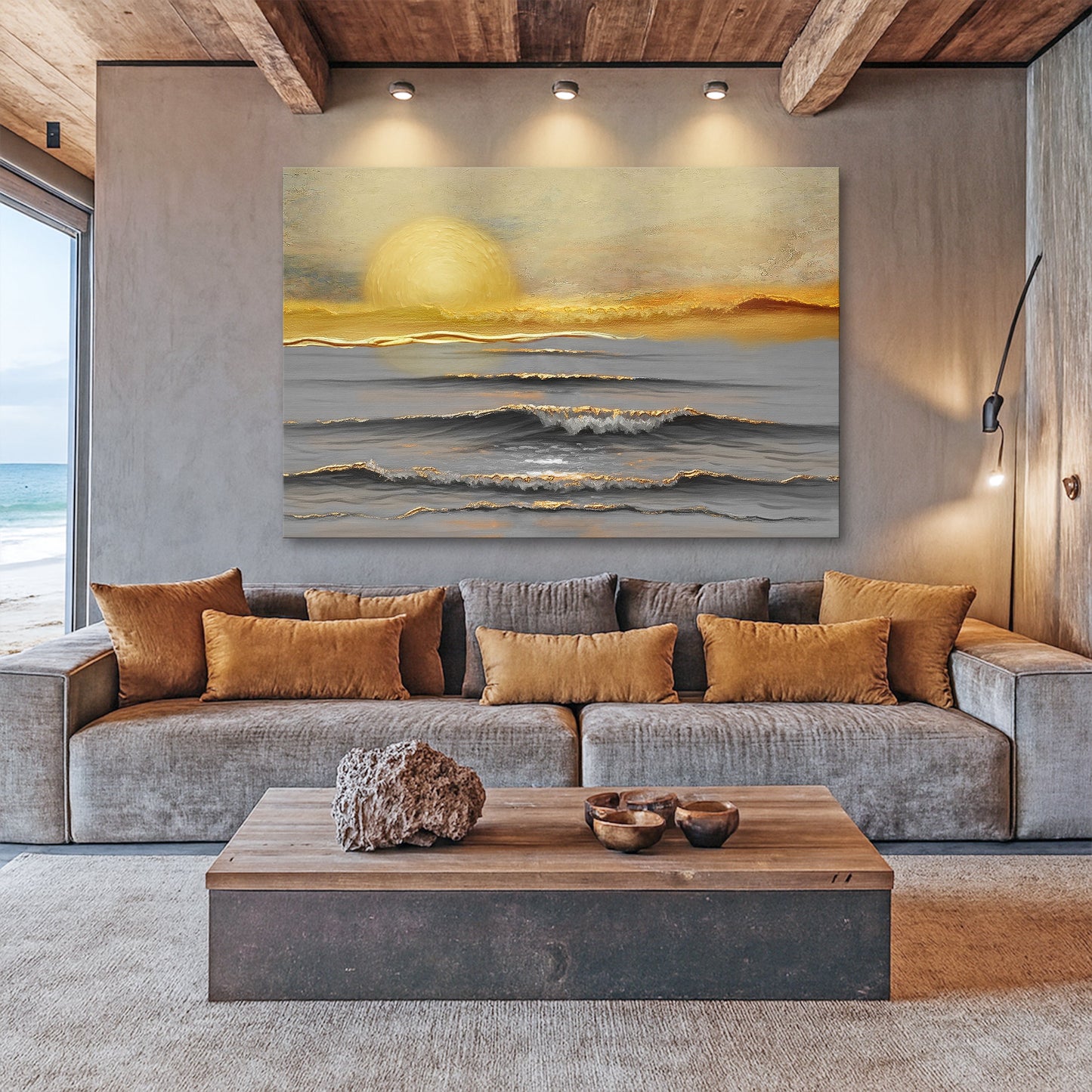 Golden Horizon - Canvas Print