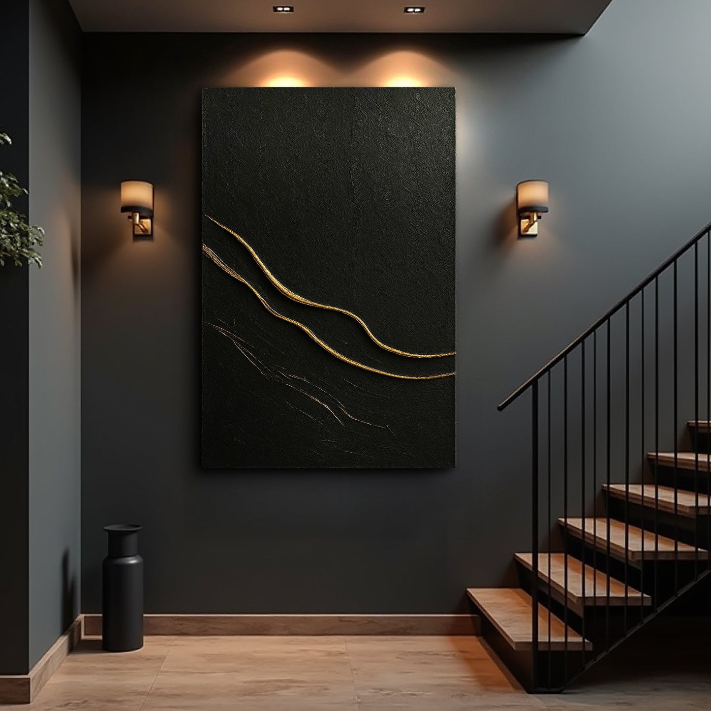 Modern Abstract Minimalist - Canvas Print