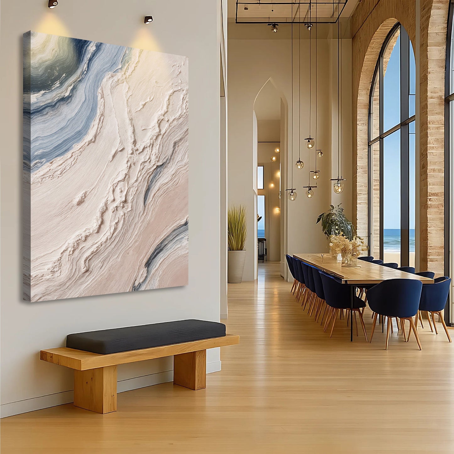 Stone and Flow - Canvas Print
