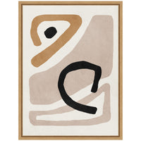 Neutral Abstract 1 - Framed Print