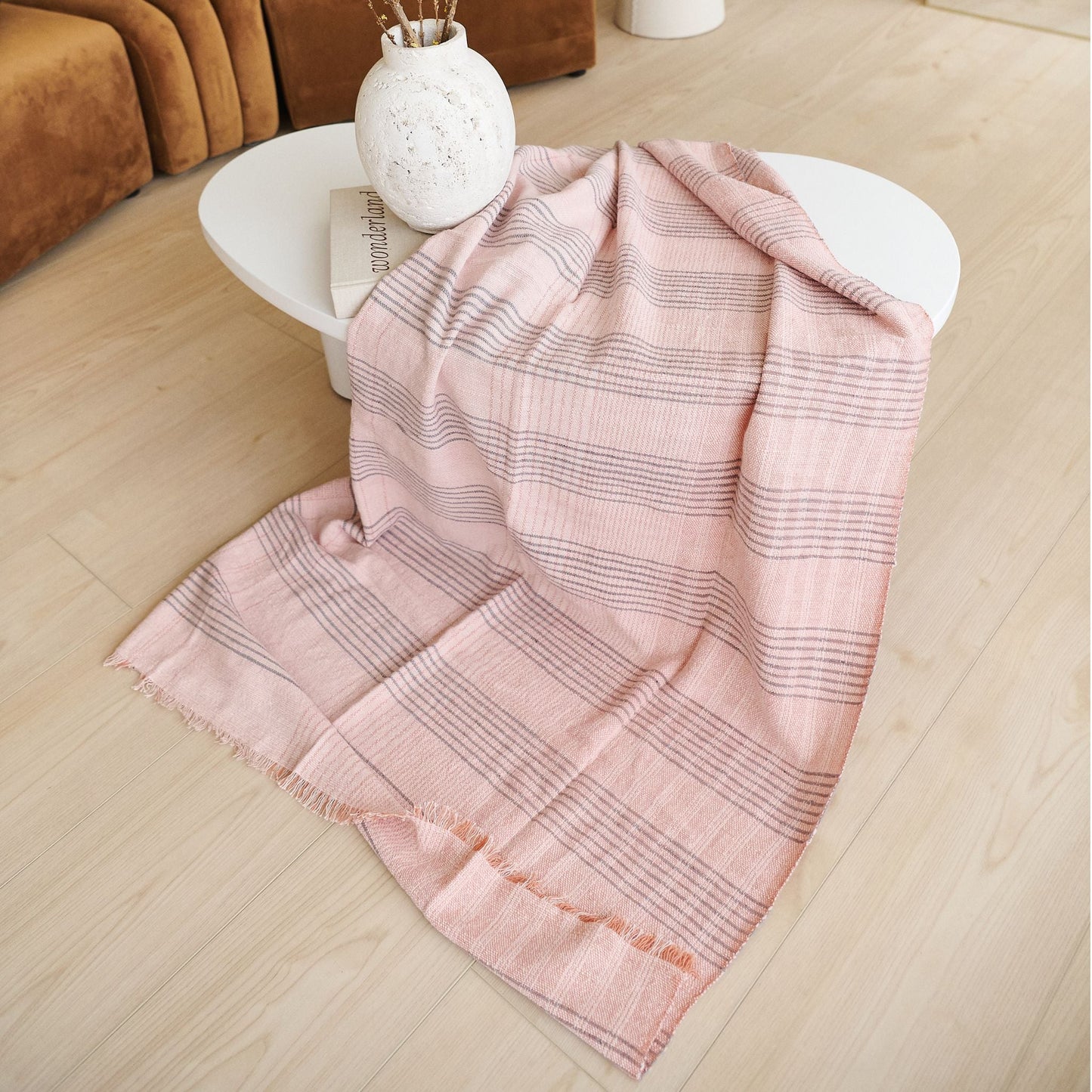 Silica Rose Handwoven Merino Throw