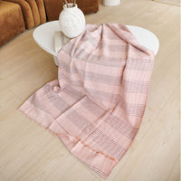 Silica Rose Handwoven Merino Throw