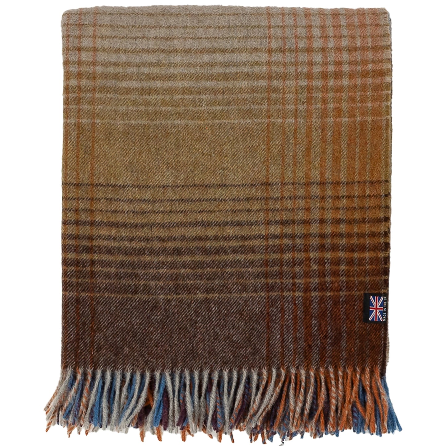 Highland Burgundy Ombre Throw
