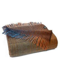 Highland Burgundy Ombre Throw
