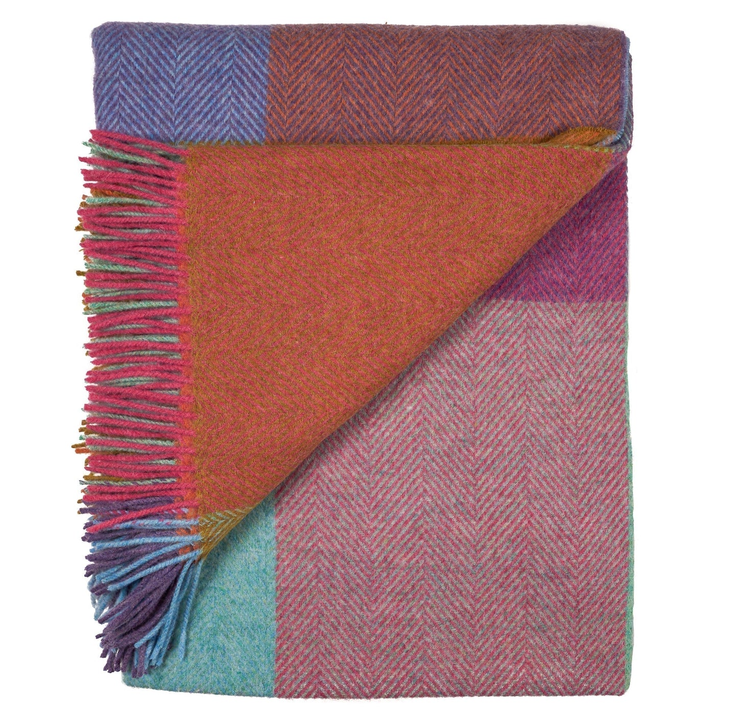 Kaleidoscope Merino Wool Throw