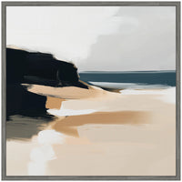 Coastal Sand Abstract - Framed Print