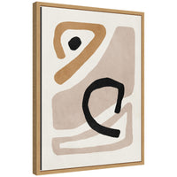 Neutral Abstract 1 - Framed Print