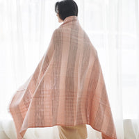 Silica Rose Handwoven Merino Throw