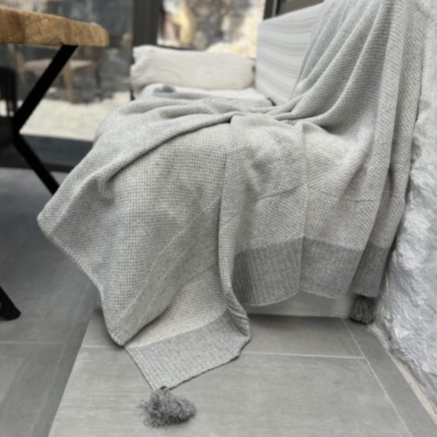 Wool Blended Throw